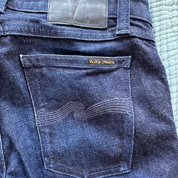 Excellent Skinny Lin Worn Indigo Nudie Jeans - Picture 5 of 13